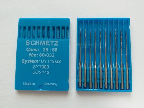 Schmetz fedőzőtű UY113GS
